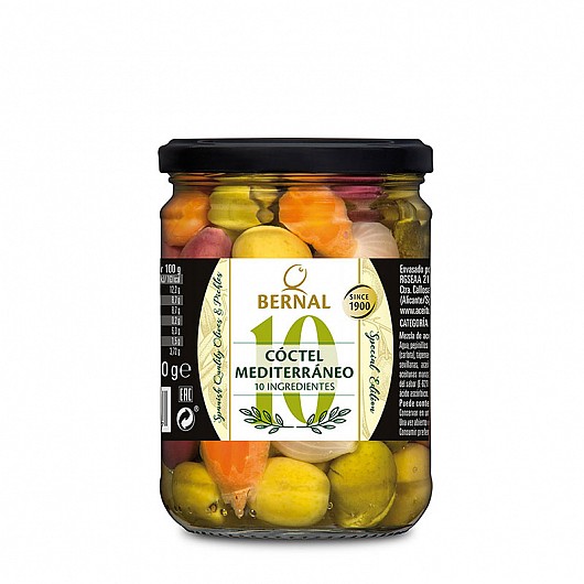 Bernal Gourmet olivy - Středomořský koktejl (250g)