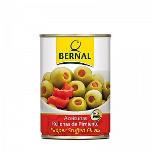 Bernal Aceitunas olivy - plněné pečenou paprikou (120g)